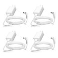 thumbnail image 1 of Adaptador de corriente y cargador para Ring Stick Up Cam, paquete de 4 unidades, color blanco, 1 of 5