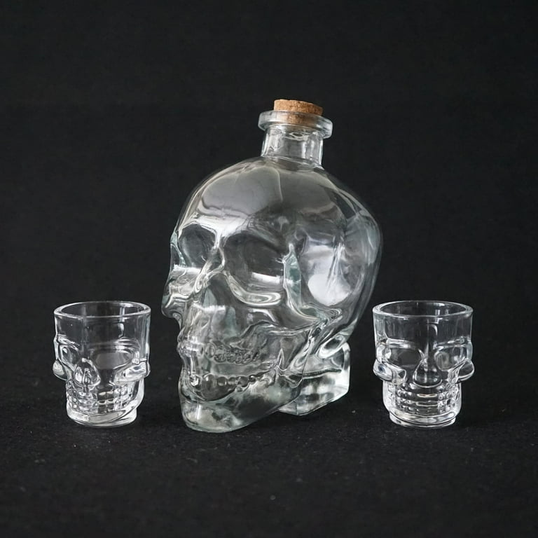 Skull Decanter & Whiskey Glass Set – Infused Barware