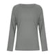 thumbnail image 5 of Sudaderas para mujer,Blusa informal de manga larga con cuello redondo para mujer, de poliéster, con estampado suave para uso diario, sopatenor, 5 of 9