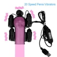 thumbnail image 2 of Anillo vibrador de 20 velocidades para hombre, masajeador retardante de eyaculación, glande, masturbación masculina, Juguetes sexuales, 2 of 4