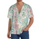 thumbnail image 1 of Fotbe Watercolor Tiger Camisa Estampada de Manga Corta para Hombre, Casual de Verano, Estilo Playero, Sin Arrugas-4X-Large, 1 of 5
