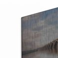 thumbnail image 2 of Luxe Metal Art 'Columbia Wrightsville Bridge' by Lori Deiter, Metal Wall Art, 24"x12", 2 of 10