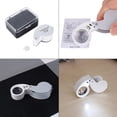 thumbnail image 1 of Glass Magnifier, Jewelry Magnifier Silver  For Inspection, 1 of 8