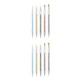 thumbnail image 3 of yingyy 5 Pcs Double Extrémité Art des Ongles Pointillage Manucure Manucures Acrylique Outil de Peinture Accessoires Professionnels Stylo Stylos Cristal Strass Gel Paillettes 2Ensemble, 3 of 6