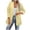Yellow, variant on Ozmmyan Fashion Women Casual Pockets Long Sleeve Casual Solid Coat Cardigan Blouse