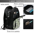 thumbnail image 4 of Balery Farm Cows Mochila con carga USB para hombre y mujer - Mochila impermeable y antirrobo para laptop con puerto USB para viajes, trabajo, 4 of 7