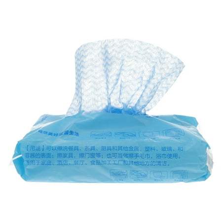 

160PCS/2 Packs Environmental Disposable Washing Dish Towel Kitchen Cleaning Cloth Non-stick Oil Wiping Rags Towel Bag(Random Col