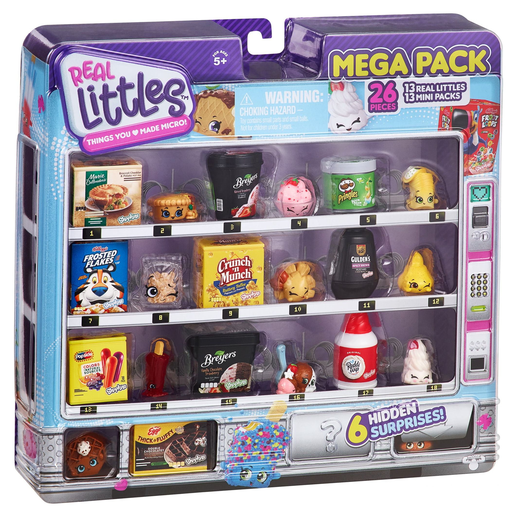 Real Littles Micro Mart Mega 26 Pack Shopkins Cute Miniatures NEW SEALED!