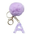 thumbnail image 5 of Purple Velvet Ball Pendant, Personalized Keychain or Backpack Small Pendant, Holiday Gift for Friends and Family,Unique Valentines Day Gift For Him Or Her, 5 of 7