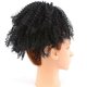 thumbnail image 4 of Realistic Short Ponytail Wig Fashion Afro Kinky Hair Wigs Synthetic Ponytail Hair Extensions (Black), 4 of 4