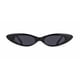 thumbnail image 1 of 2021 Skinny Narrow Cat Eye Sunglasses Women Vintage Small RED Pink Drop Frame Retro Tiny Oval Sun Glasses Shades 592B, 1 of 5