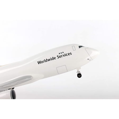 Ups 747-400F Airplane Model Building Kit with Gear 1/200-Scale, White,Black