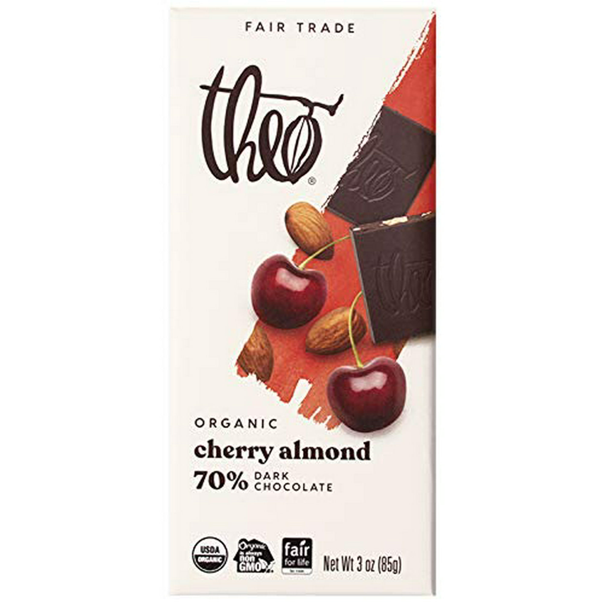 Theo Chocolate Pure Organic Dark Chocolate Bar, 70% Cacao, 12 Pack | Vegan,  Fair Trade