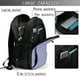 thumbnail image 4 of Easygdp Blue And White Porcelain Chinaware Mochila para Laptop de Viaje con Puerto USB, Mochila para Laptop con Puerto de Carga USB para Mujeres y Hombres, 4 of 7