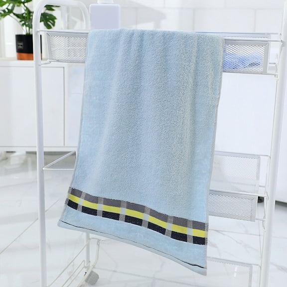 Japceit Striped Bathroom Towel Set, Highly Absorbent Cotton Face and Hand Towels, Minimalist Hotel-Style Linens for Home Spa Experience