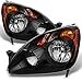 thumbnail image 2 of AKKON - For Honda CRV Japan Built Models Black Headlights Driver and Passenger Side Replacement Pair, 2 of 4