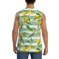 thumbnail image 4 of Gaeub Lemon Men's Sleeveless Muscle Shirts Workout Tank Tops, Odor Protection and Comfortable - Large, 4 of 8