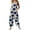 02#Blue, variant on Womens Fall Fashion Jumpsuit Spooky Season Casual Overalls Wide Leg Pants with Pockets, Halloween Trick or Treat Party Costume 5XL