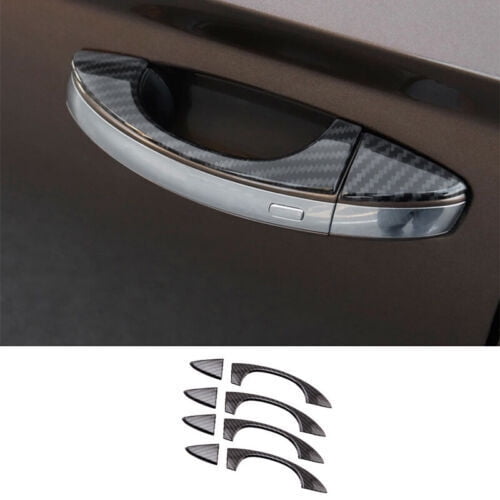 for VW Taos 21-23 ABS Carbon Fiber Exterior Side Door Handle Cover Trim