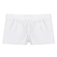 thumbnail image 6 of iiniim Girls Gymnastics Dancewear Athletic Ballet Dance Gym Yoga Workout Booty Shorts Activewear White 10, 6 of 7