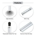 thumbnail image 4 of 3pcs Ballpoint Pen with Stylus Tip 2 in 1 Ink Pen & Fine Point Rubber Stylus Pens, Silver, 4 of 6