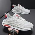 thumbnail image 7 of Leozcaa Men's Running Shoes Breathable Walking Shoes Non Slip Athletic Sneakers Mesh Casual Sports Shoes, 7 of 7