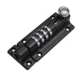 thumbnail image 5 of Cerradura Deslizante JAMW Acero Inoxidable 4 Posiciones para Puerta de Madera Negra, 5 of 5