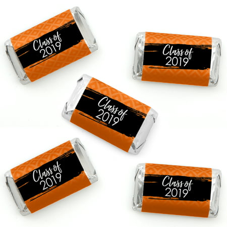 Orange Grad - Best is Yet to Come - Mini Candy Bar Wrapper Stickers - 2019 Orange Graduation Party Small Favors - 40 (Best Mini Binoculars 2019)