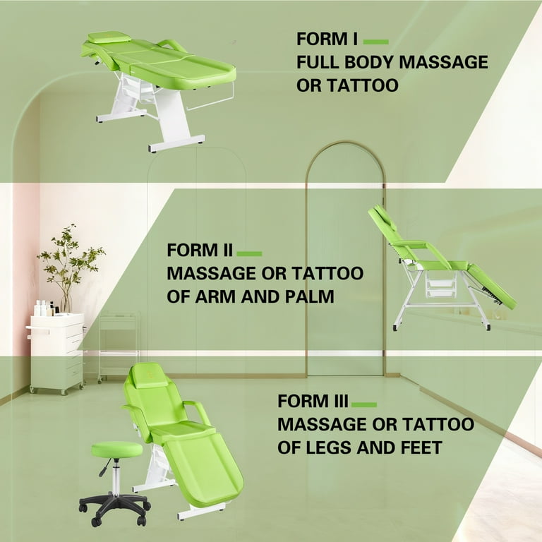 Fayean Portable Hydraulic Tattoo Chair, Barber Spa Salon Equipment