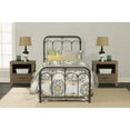 thumbnail image 2 of Hillsdale Furniture Jocelyn Metal Twin Bed, Black Sparkle, 2 of 3