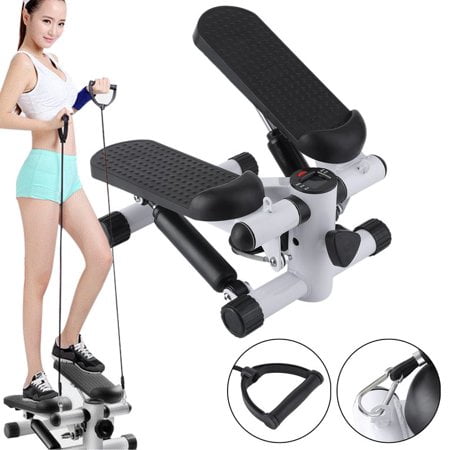 UBesGoo Mini Air Aerobic Stepper, Stair Climber Twist Exercise Fitness Machine, with LCD Display & Resistance