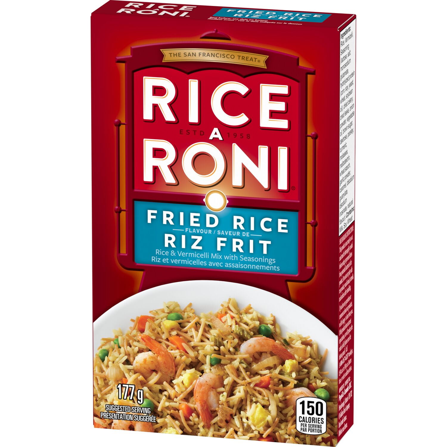 Rice-A-Roni Fried Rice Flavour Rice & Vermicelli Mix with Seasonings, 177 g.