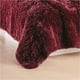thumbnail image 4 of Cobertor Pachicalientito Shaggy Vino Matrimonial Colchas Concord 180x220 cm, 4 of 5