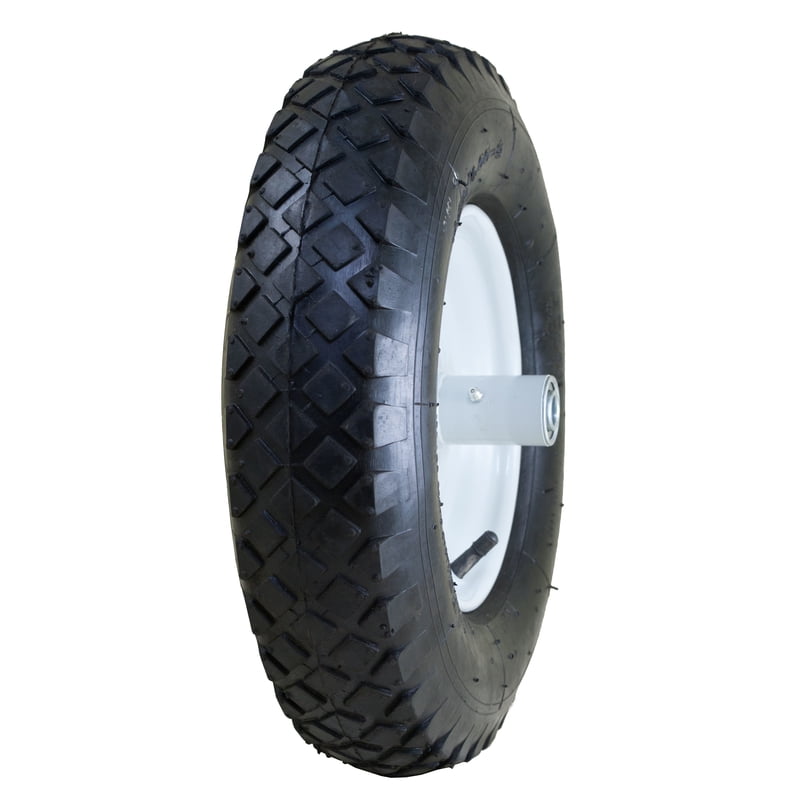 Marathon Industries 20047 4.80/4.008" Pneumatic Knobby Tread Wheelbarrow Tire.