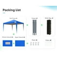 thumbnail image 4 of Quictent Privacy 8'x8’Pop up Canopy Tent with Sidewalls Enclosed Instant Gazebo Shelter Waterproof (Royal Blue), 4 of 10