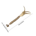 thumbnail image 4 of AuroraX Silvervine Cat Chew Wand Natural Sisal Rope Cat Wand Durable Non-Toxic Teeth Cleaning Long Lasting Interactive Cat Toy for Boredom Relief Brown, 4 of 6