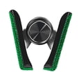 thumbnail image 1 of Soporte para teléfono con brillo para ventilación de coche, con clip y diamantes de imitación ajustables para salpicadero de coche. Verde, 1 of 9