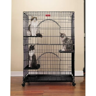 ◆Cat◆ ProSelect Foldable Cat Cages Purple 35.5Lx24Wx48 - Walmart.com