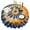 Orange Blue Tie, variant on Colorful Rainbow Tie Dye Spiral Pattern Round Tablecloth 60"x60",Wrinkle Wipeable Table Cloth for Kitchen Dining Room Picnic Patio Party