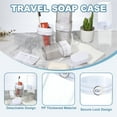 thumbnail image 4 of 1Pcs Travel Toothbrush Case, Portable Travel Toothbrush Holder with Cover, Toothbrush and Toothpaste Container for Bathroom, Gym,Business Trip, Camping (Transparent), 4 of 7