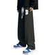 thumbnail image 1 of Pantalones deportivos de pierna ancha para hombre para verano: pantalones deportivos blancos acampanados y holgados, con corte amplio, para streetwear y ocio, 1 of 4