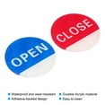 thumbnail image 4 of Uxcell Open/Close Sticker Acrylic Self Stick Round Label Blue/Red 6 Pack, 4 of 5