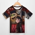 thumbnail image 3 of Hotel Transylvania Kid's T-Shirt Short Sleeve T-Shirt Tops Summer Tee Shirt for Boys Girls 130CM, 3 of 8