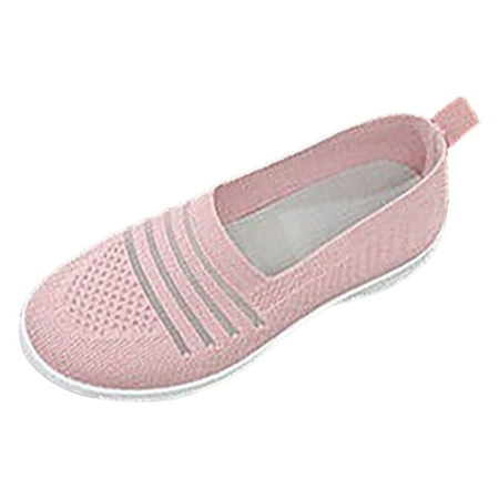 

ASEIDFNSA Arch Support Shoes for Women Flat Feet Sleepers Business Casual Shoes for Women Low Heel Women s Spring And Summer New Flying Weaning Fabric Shoes Casual Running Shoes Mesh Shoes Non Slip B
