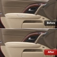 thumbnail image 5 of KBH Door Panel Armrest Cover Replacement for Acura RL 2005-2010, Leather Front Door Arm Rest Skin Upholstery for Car Interior Accessories, 1 Pair, Beige, 5 of 5