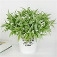 thumbnail image 4 of QualitChoice Plastic Artificial Flowers Fake False Plants Garden SH white 1Set, 4 of 6