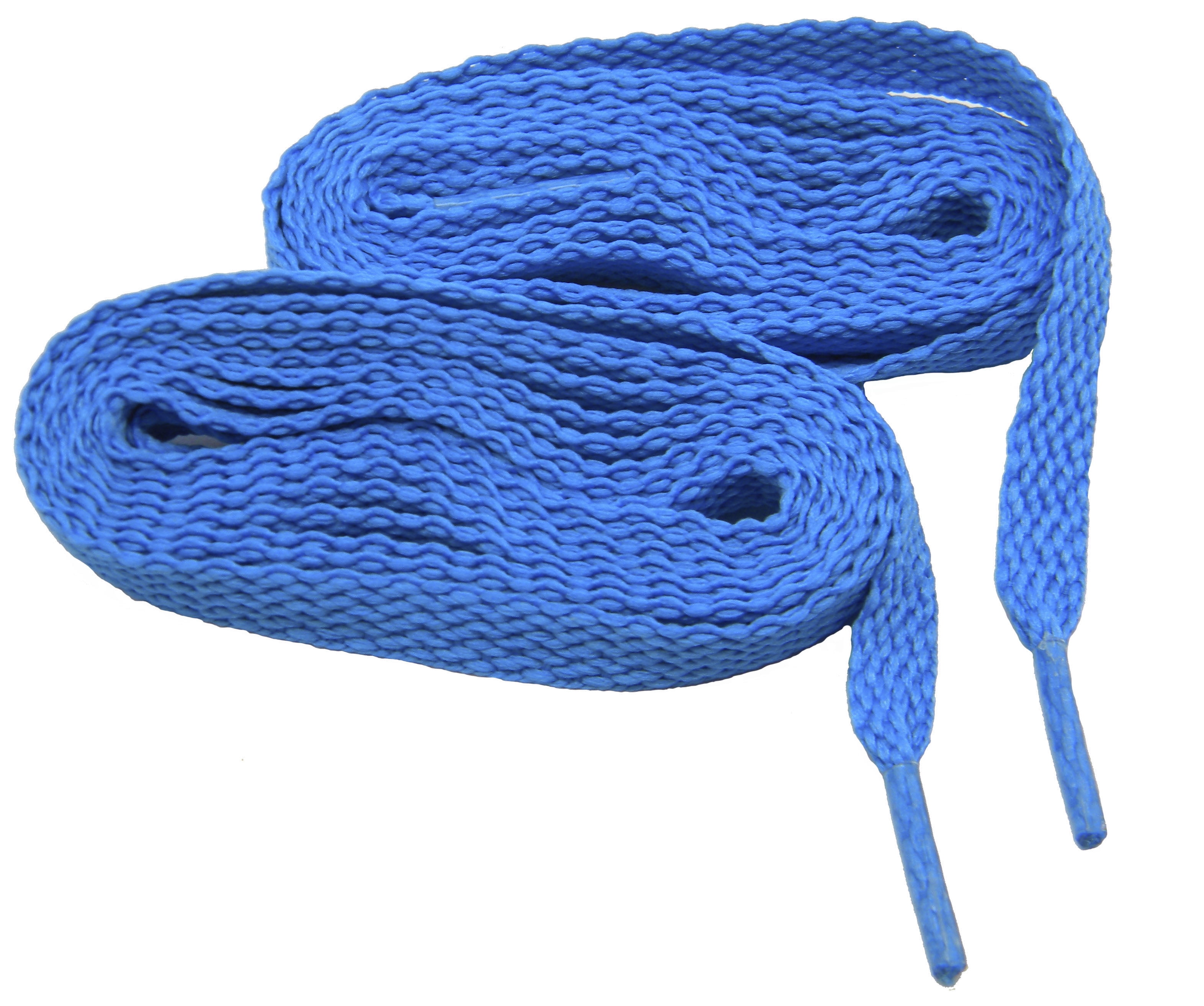 bright blue shoelaces