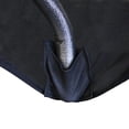 thumbnail image 3 of Rectangular Spandex Tablecloth 6ft Fitted Table Cover Elastic Stretch Fabric for Wedding Event Patio Decorations Folding Table Black, 3 of 7
