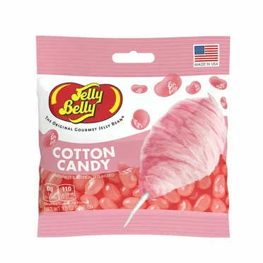 COTTON CANDY - Jelly Belly Candy Jelly Beans - (9) 3.5oz BAGS