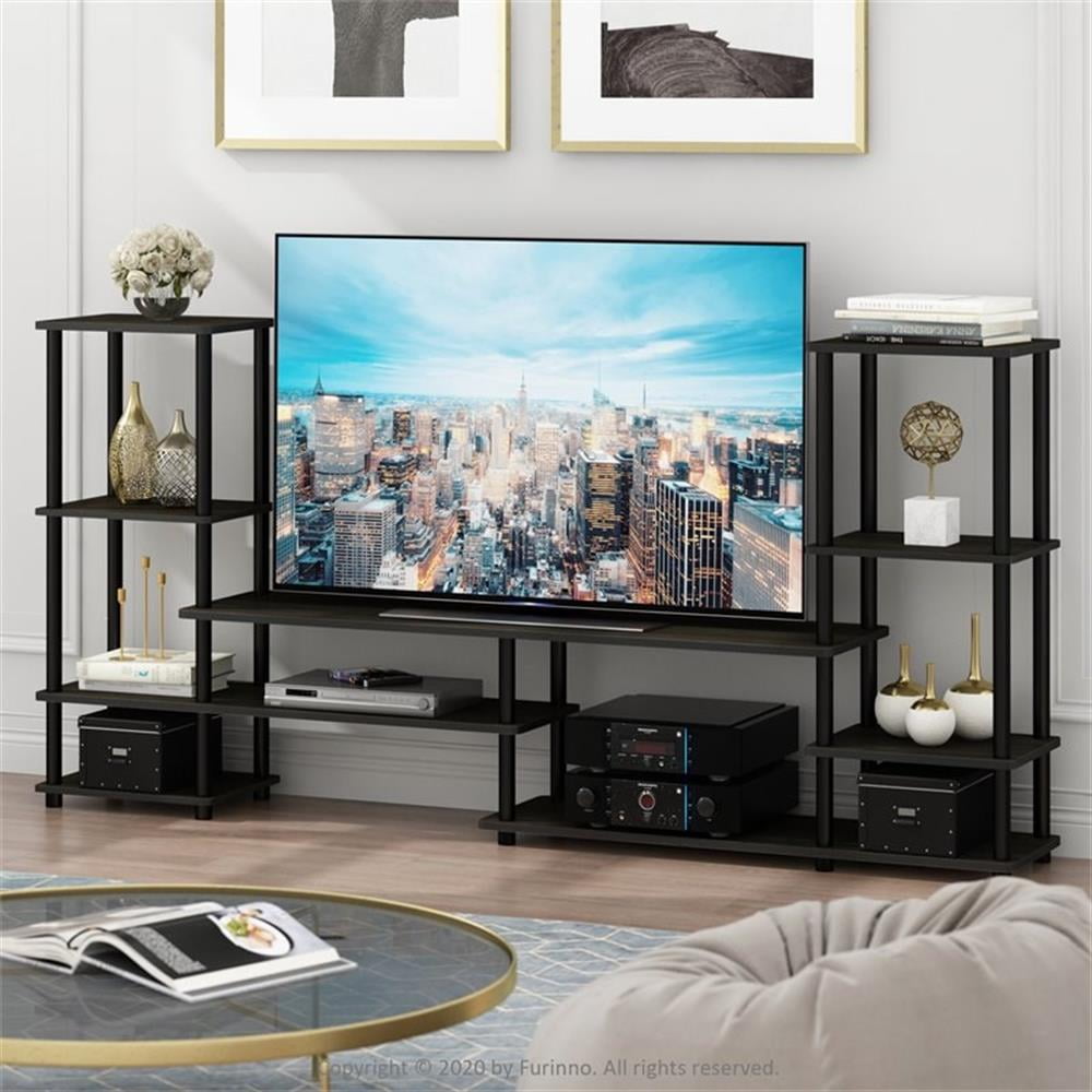 Pemberly Row Wood Grand Entertainment Center for TV up to 50" - Espresso